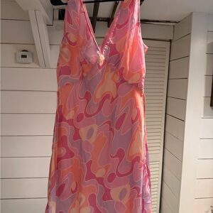 Peppermayo Pink and Purple Dress